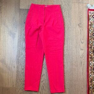 Vibrant Red High-Waisted a loves a pants